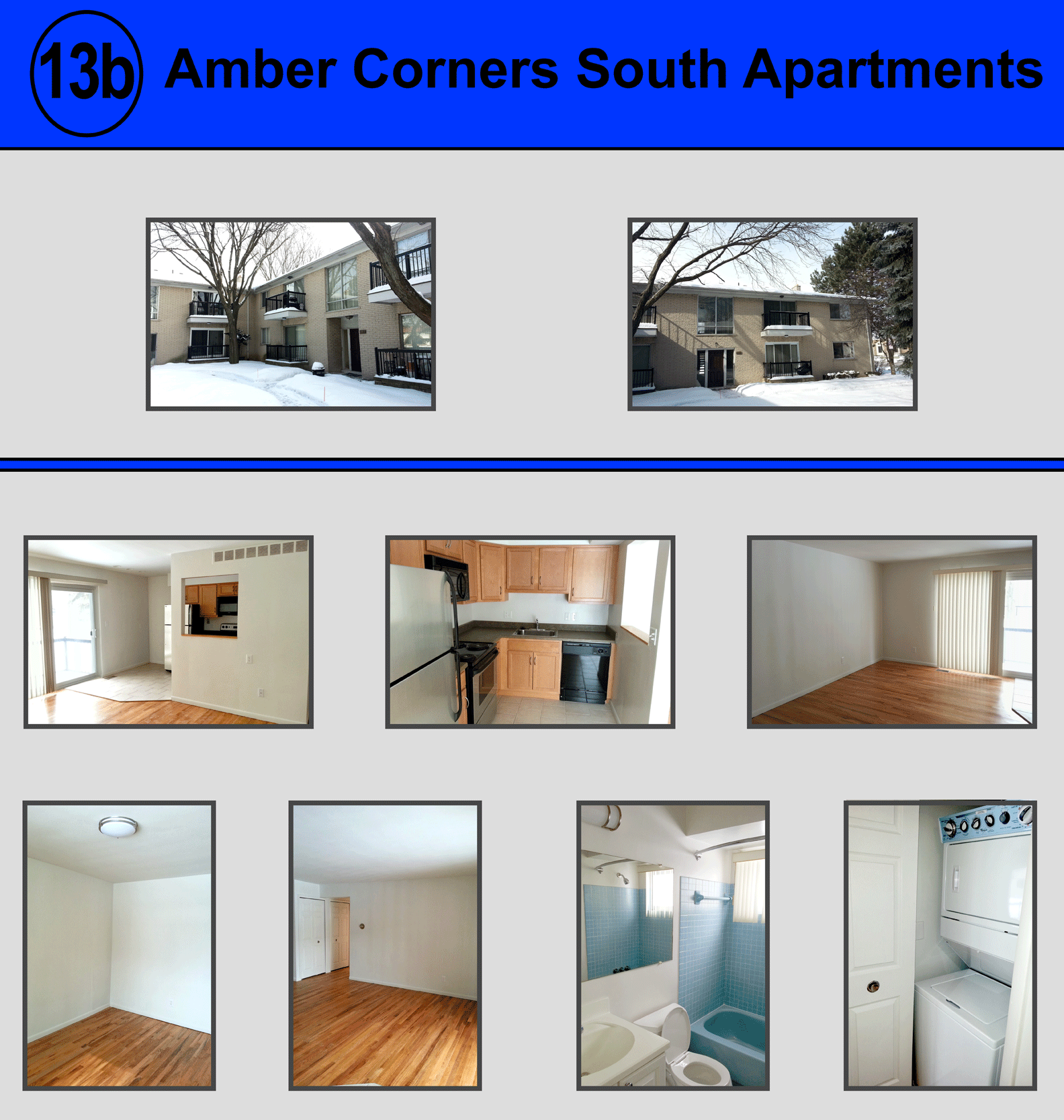 Amber Corners South Apartments Photo Board
